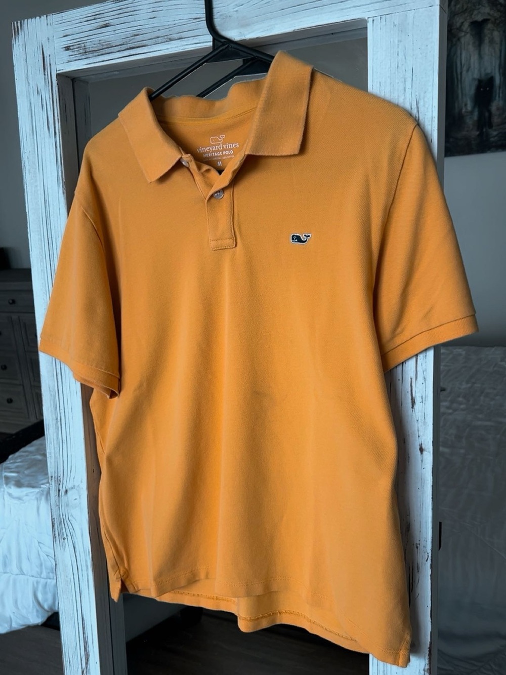 Vineyard Vines Men's Mustard Polo Shirt - Picture 2 of 5